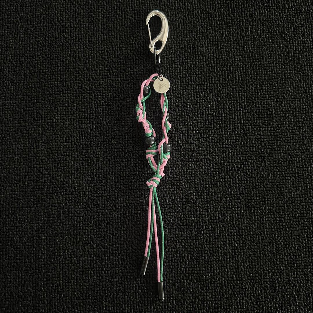 Handmade Colorful Braided Rope Bag Charms