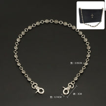 Chrome hearts bag chain accessories short chain handbag pendant