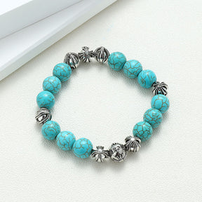 Chrome hearts obsidian turquoise bracelet