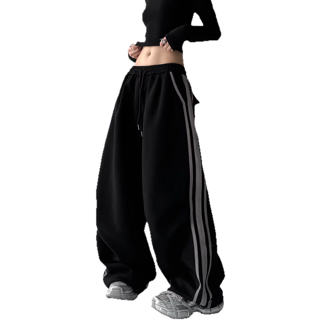 Hip Hop Jazz Dance Side Three-Stripe Striped Sweatpants