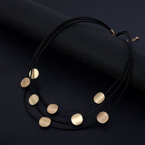 thnic Multi-Layer Clavicle Necklace