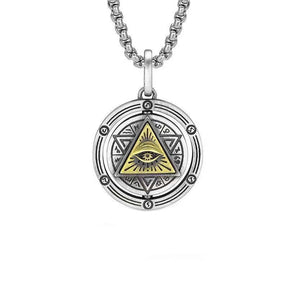 God's Eye Rotatable Pendant