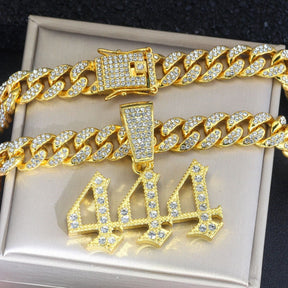 Diamond 444 necklace