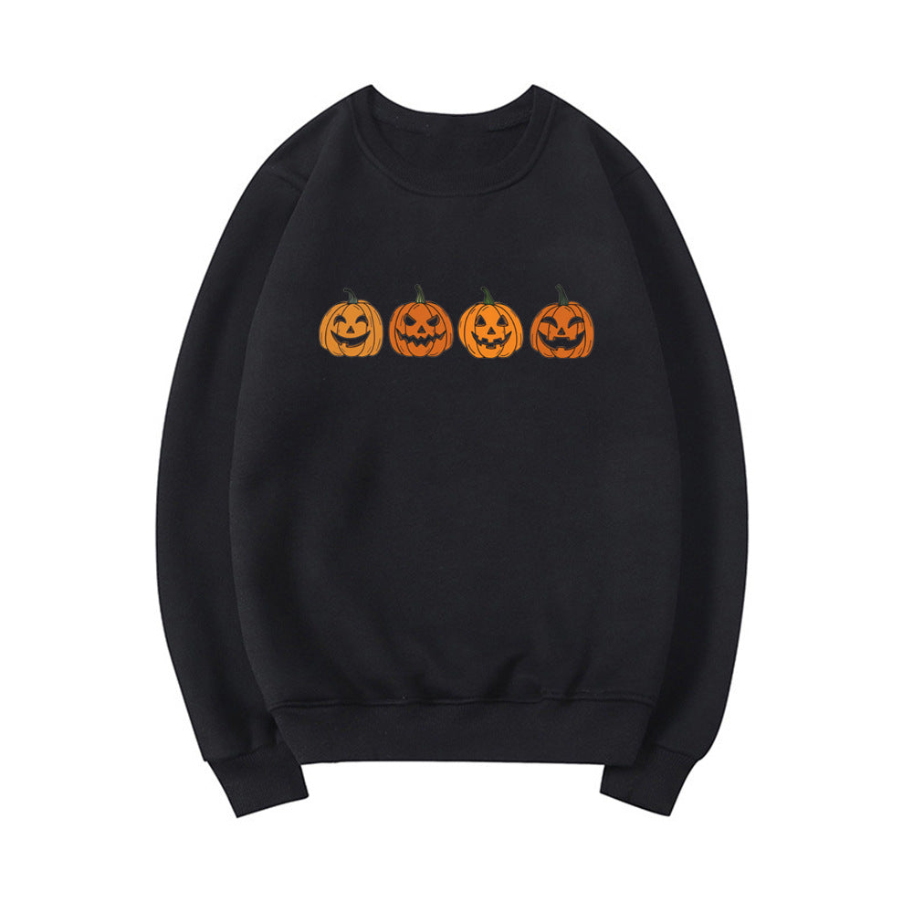 Halloween evil pumpkin head sweatshirt