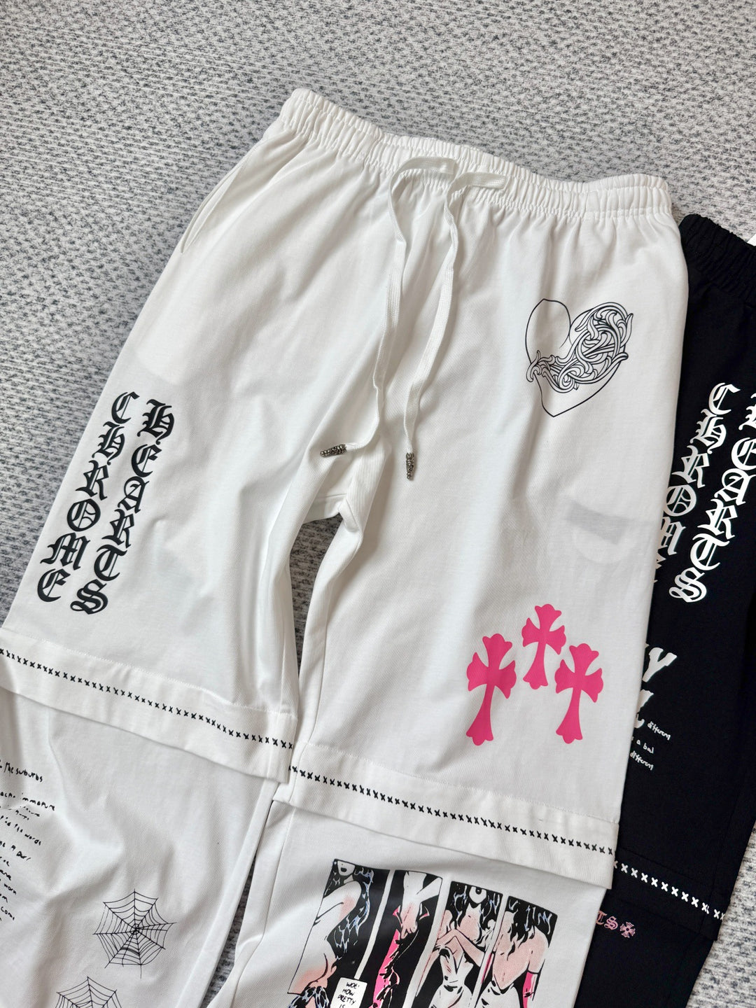 Chrome Hearts straight-leg casual pants for women