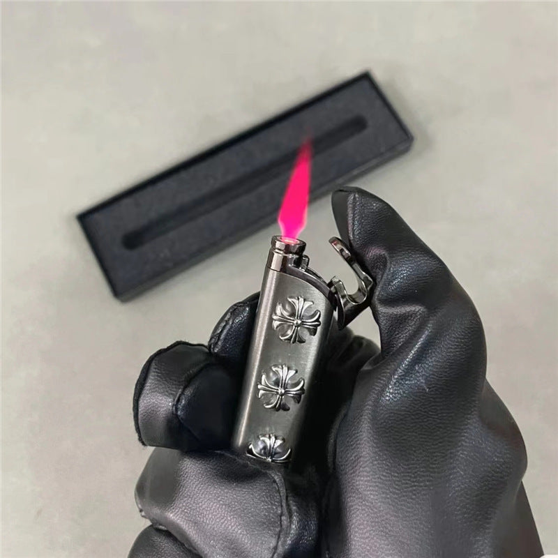 chromen harten geborstelde heavy metal aansteker