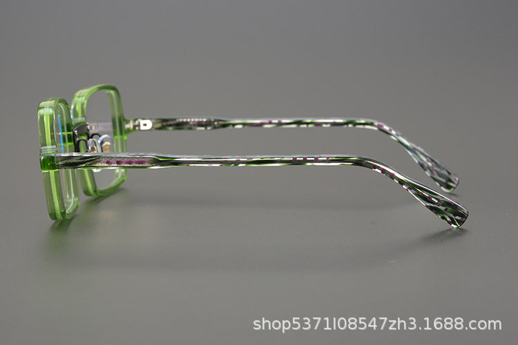 Retro Square Large Frame Glasses