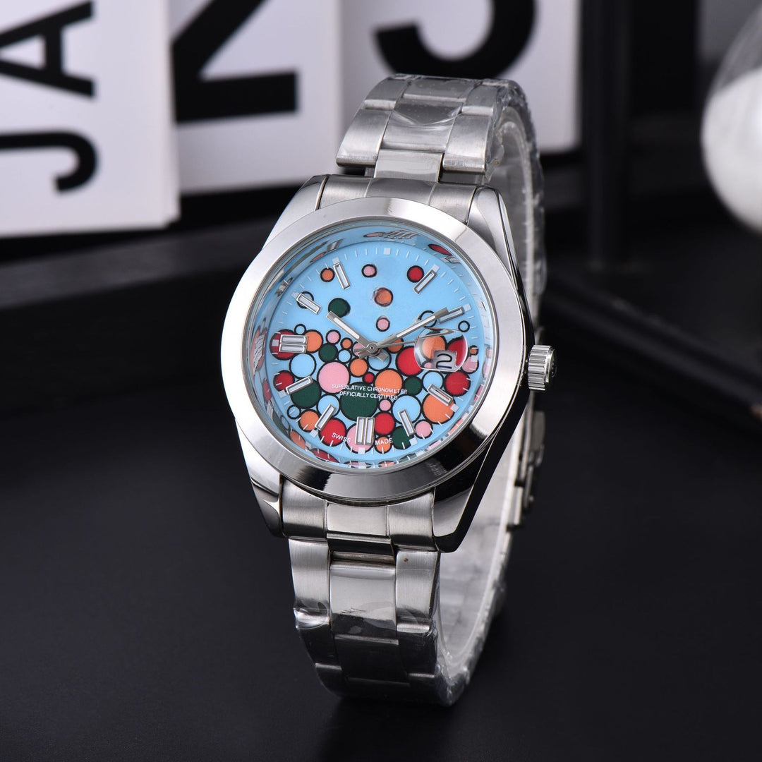 Quartz Couples' Watches with Candy Colored Dials