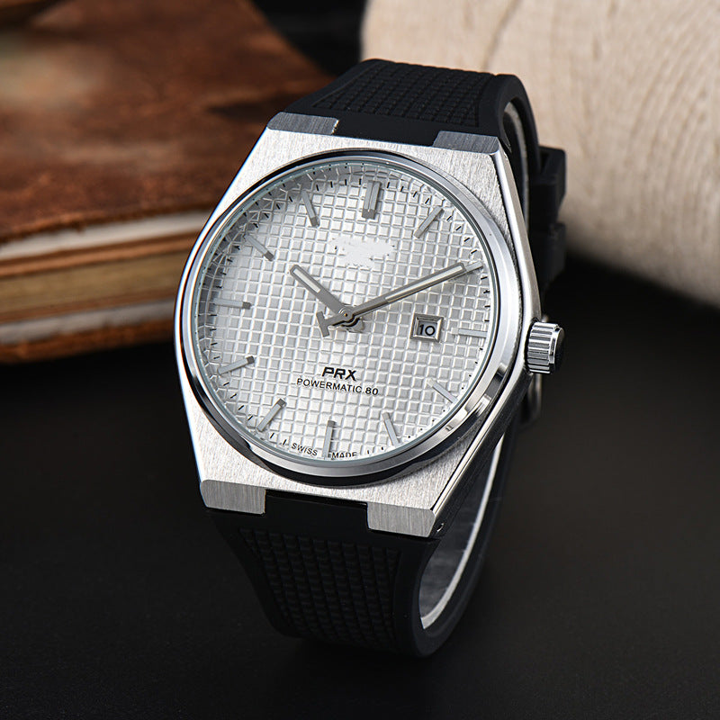 Simple and Generous Checkered Dial Colorful Watch