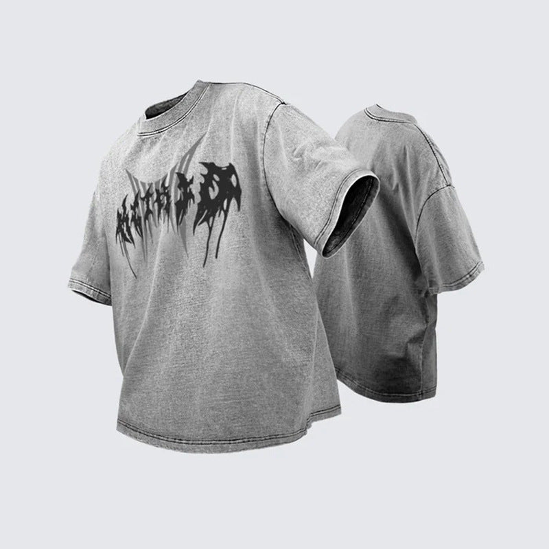 Printed Pure Cotton Short-Sleeve T-Shirt