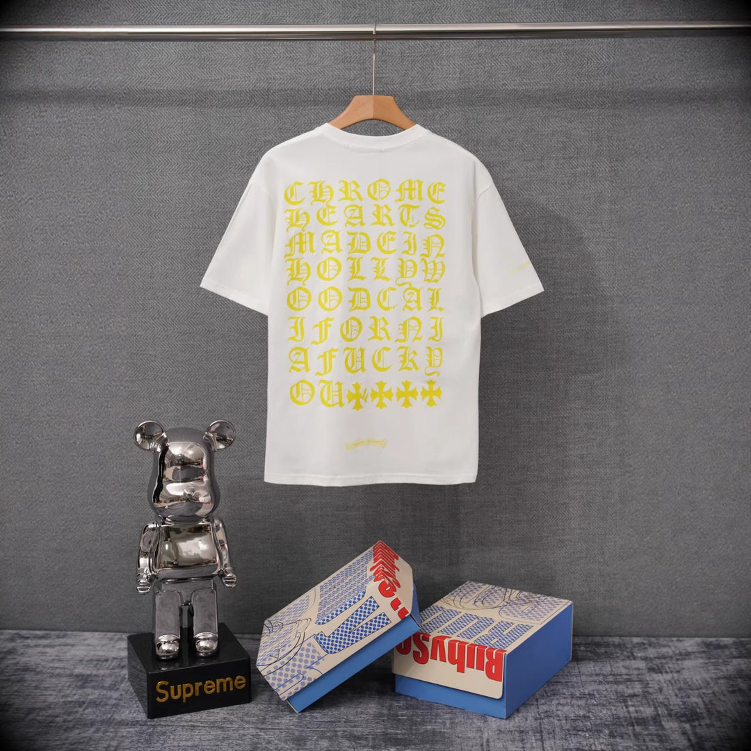 Chrome Hearts Summer Printed Short-Sleeve T-Shirt
