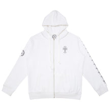 chrome hearts hoodie cardigan pure cotton