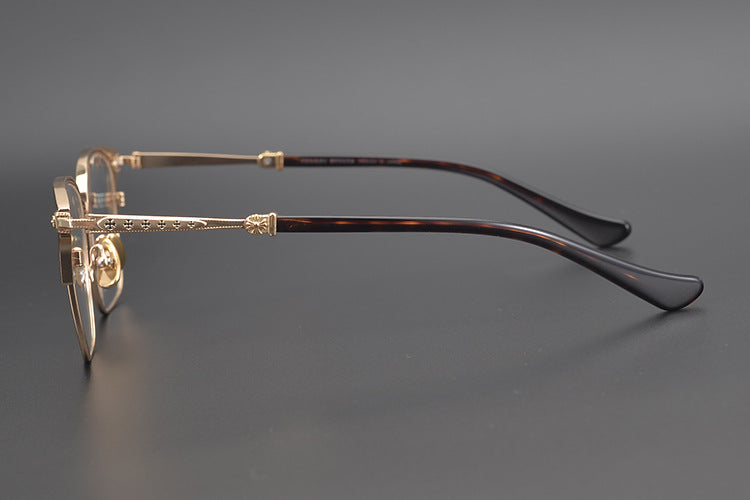 Chrome Hearts Handmade Cross-Shaped Square Eyeglass Frame