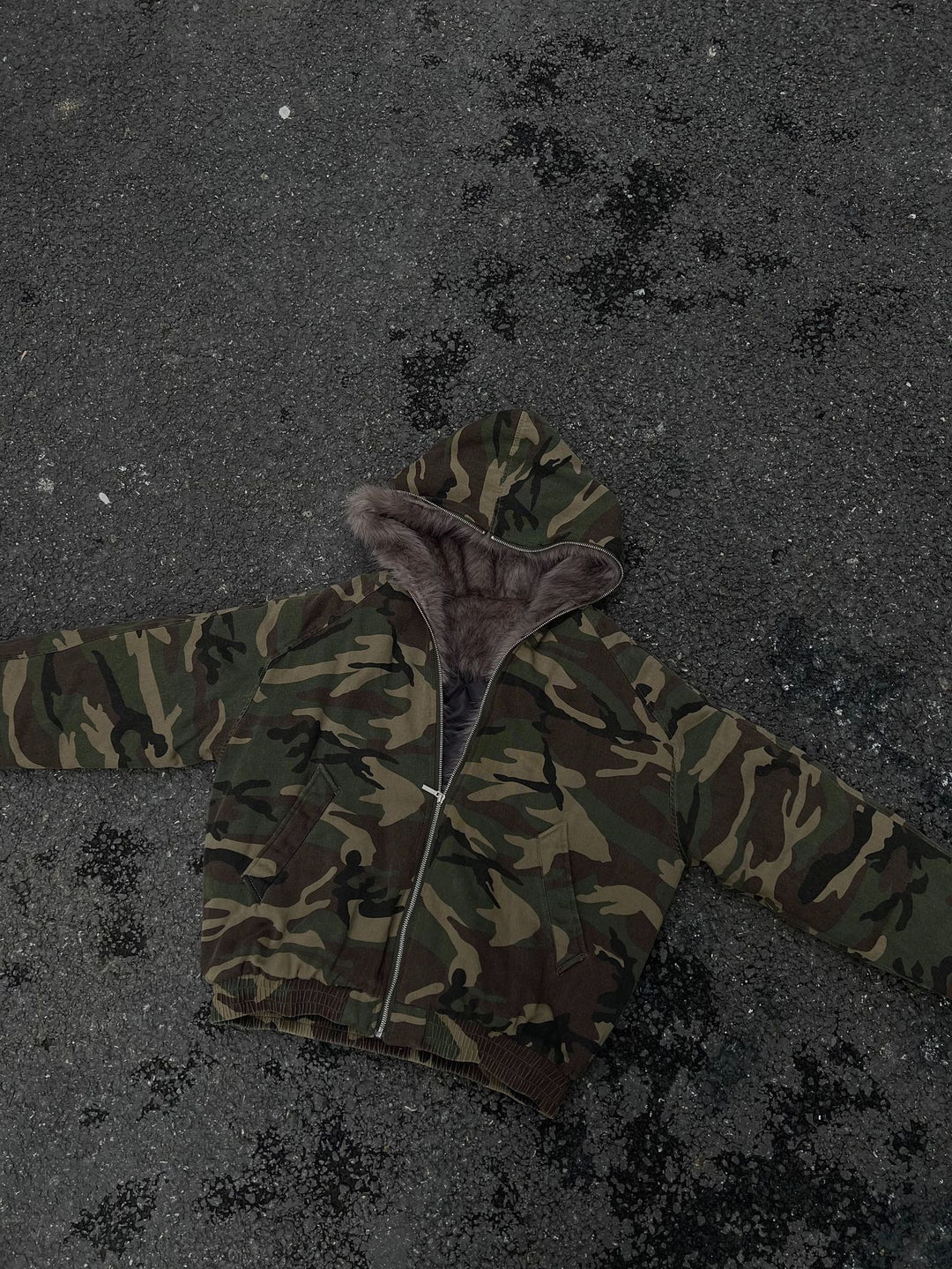 Camouflage Thick Cotton-padded Jacket