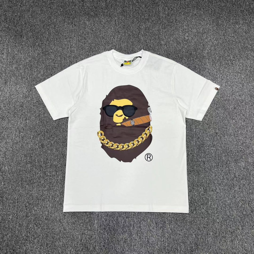 BAPE Ape print cartoon short-sleeved T-shirt