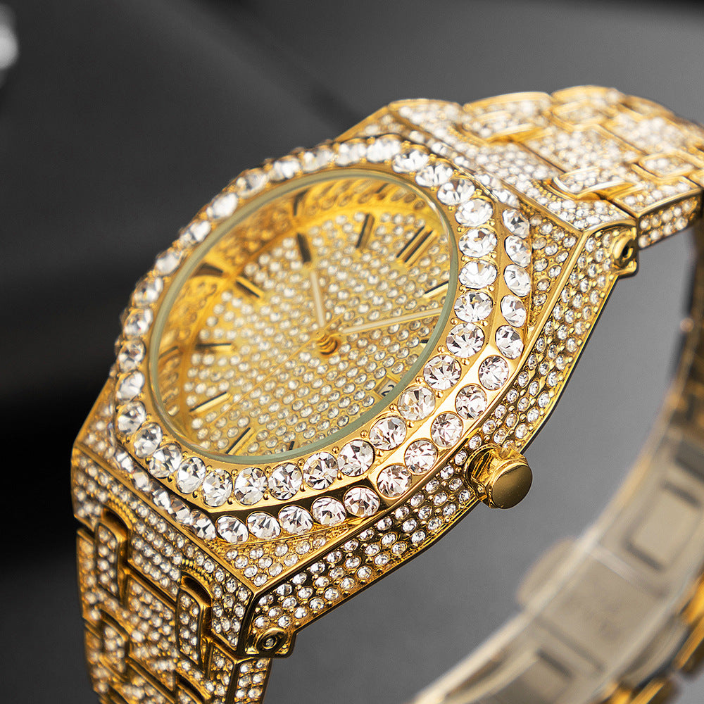 "Starry Sky" Diamond-Set Men's Quartz Watch