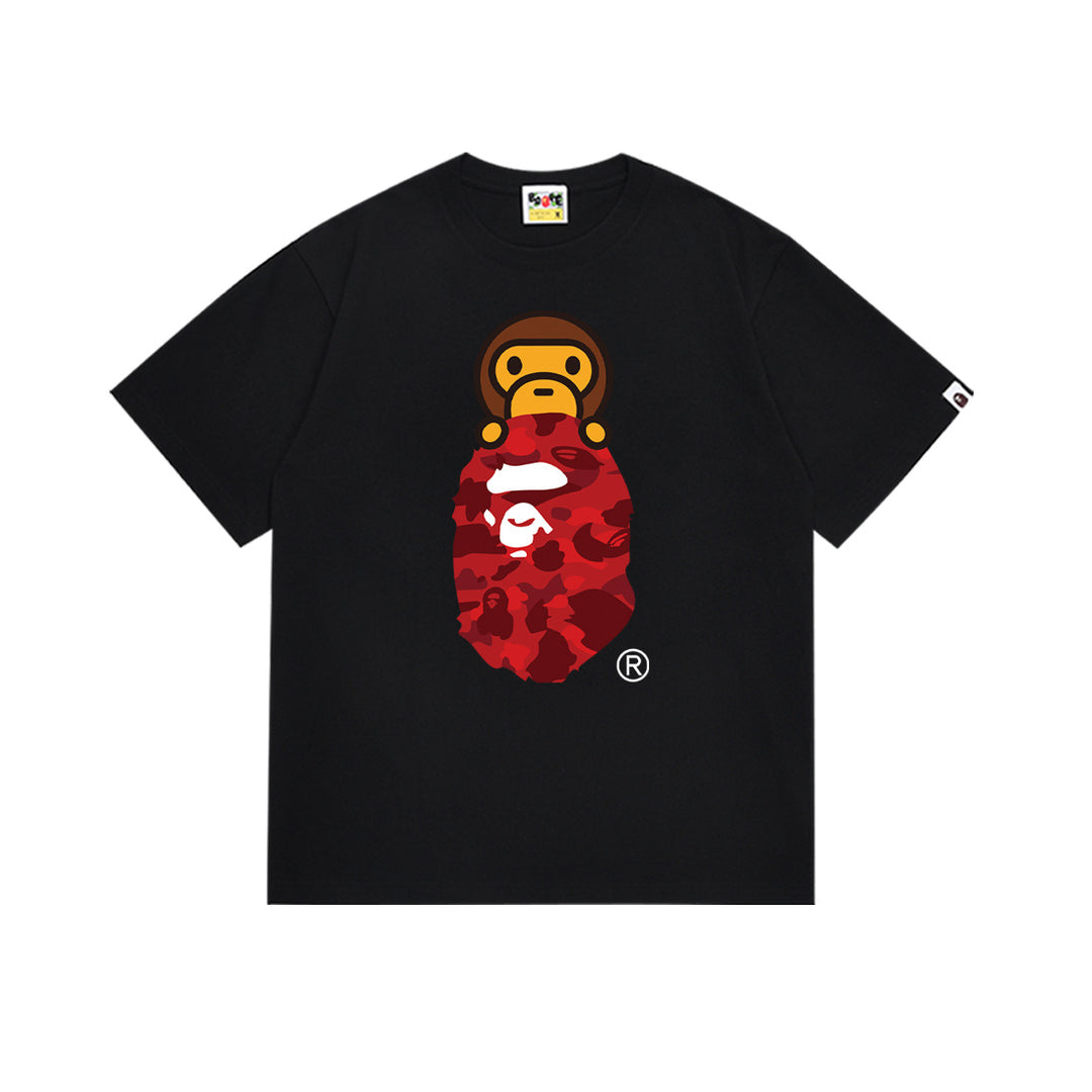 BAPE Summer Camouflage Ape Head Short-Sleeve T-Shirt