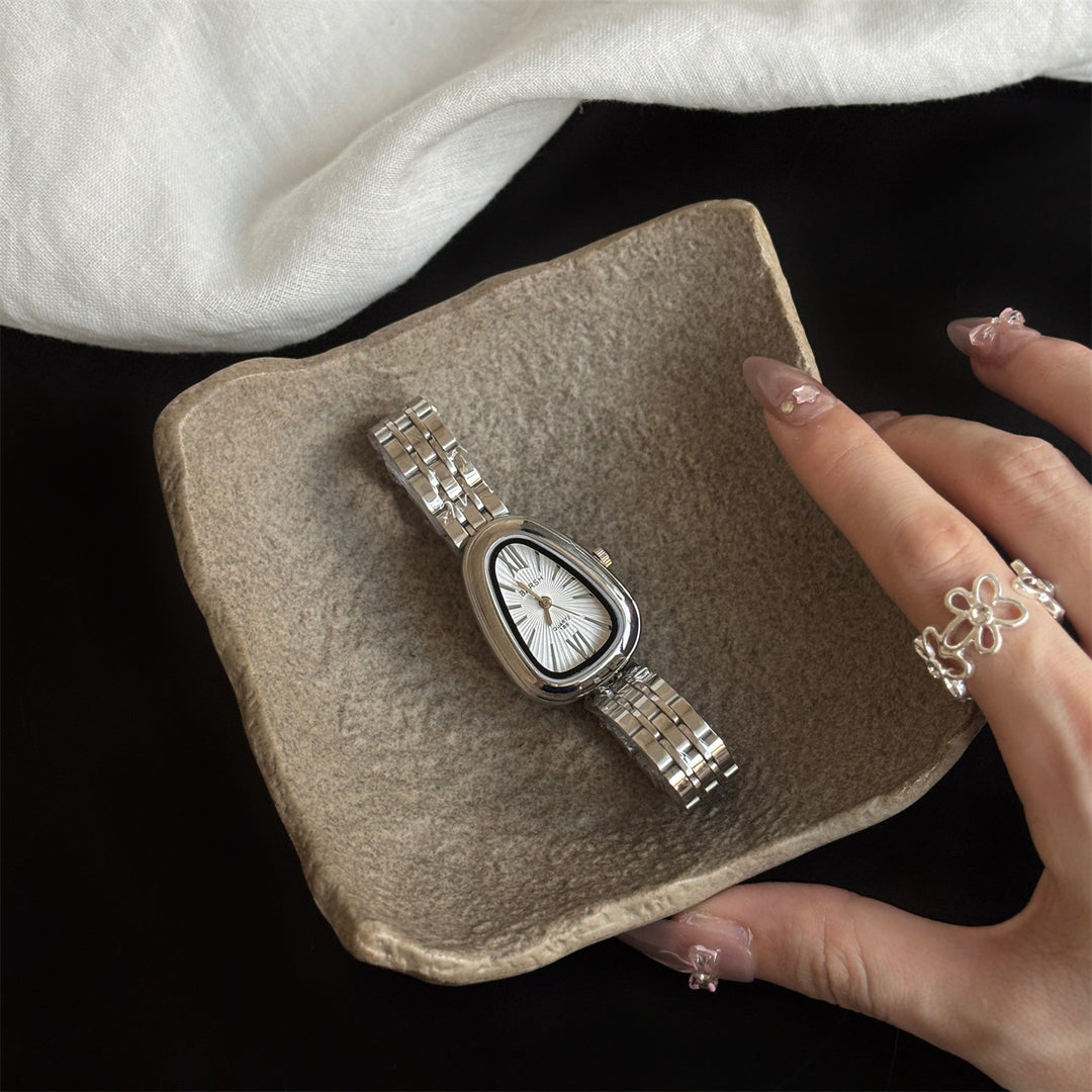 Snake-Head Steel-Band Quartz Watch