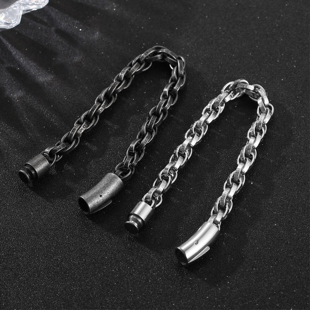 Retro Distressed Handmade Braided Twist Bracelet