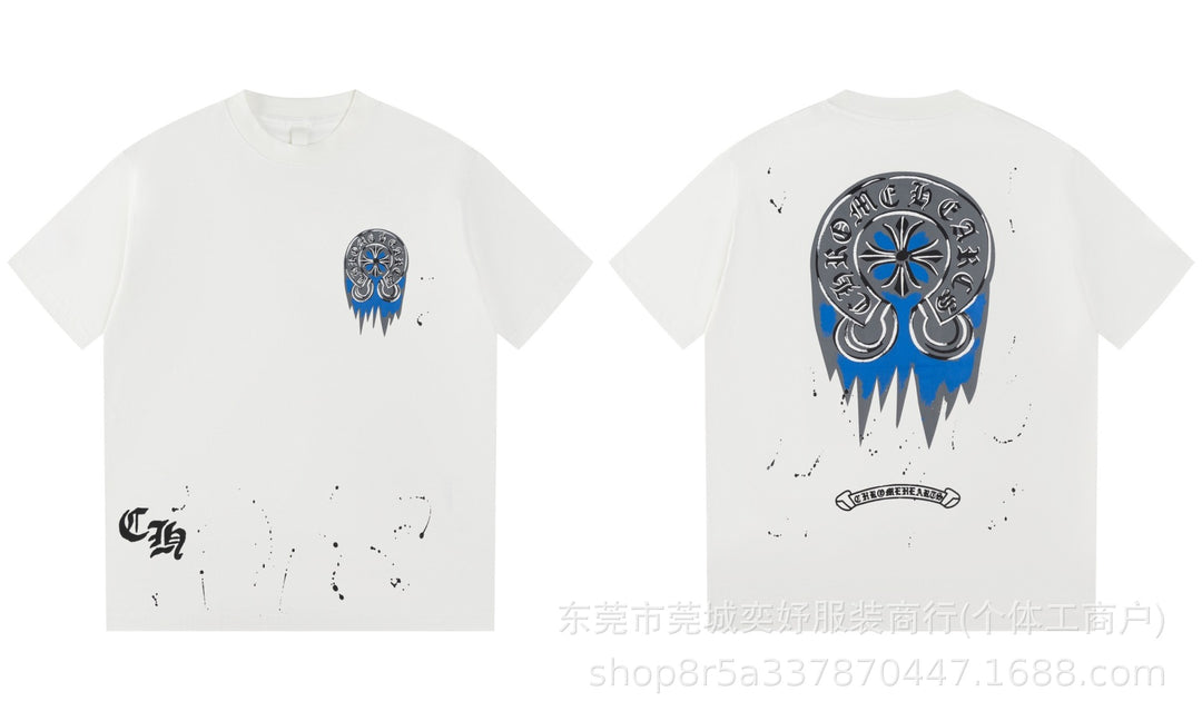 Chrome Hearts Sanskrit Print Short-Sleeve T-Shirt