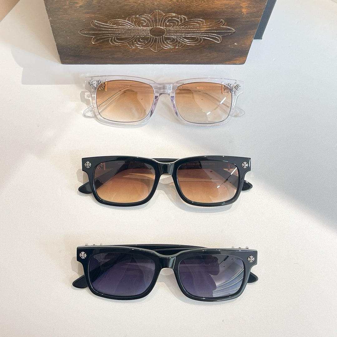 Chrome Hearts Square Frame Fashion Sunglasses