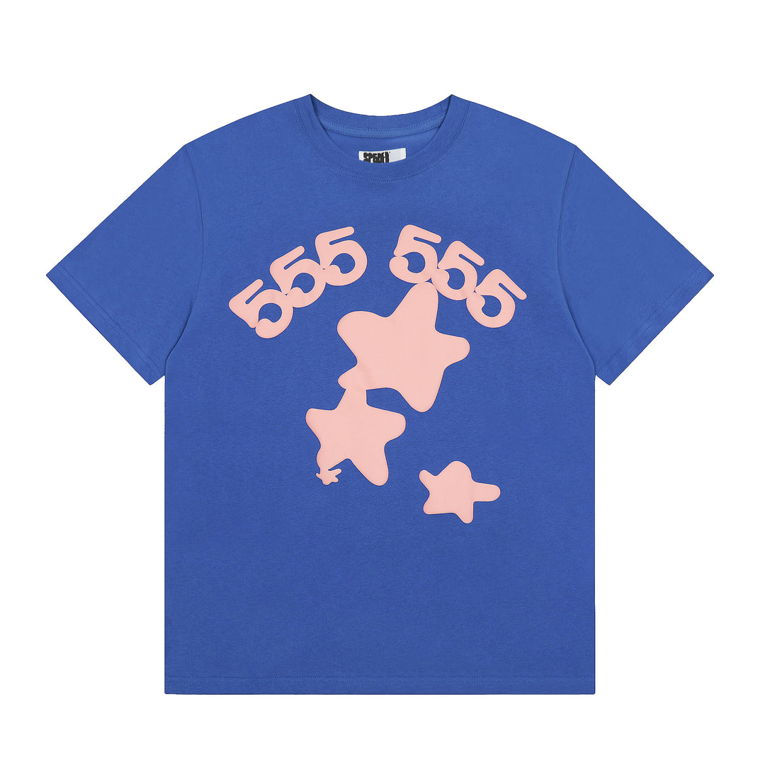 Sp5der Foam Letter 555 Short-Sleeve T-Shirt