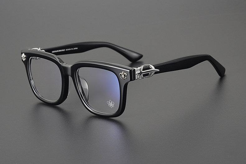 Chrome Hearts large frame clear lens glasses
