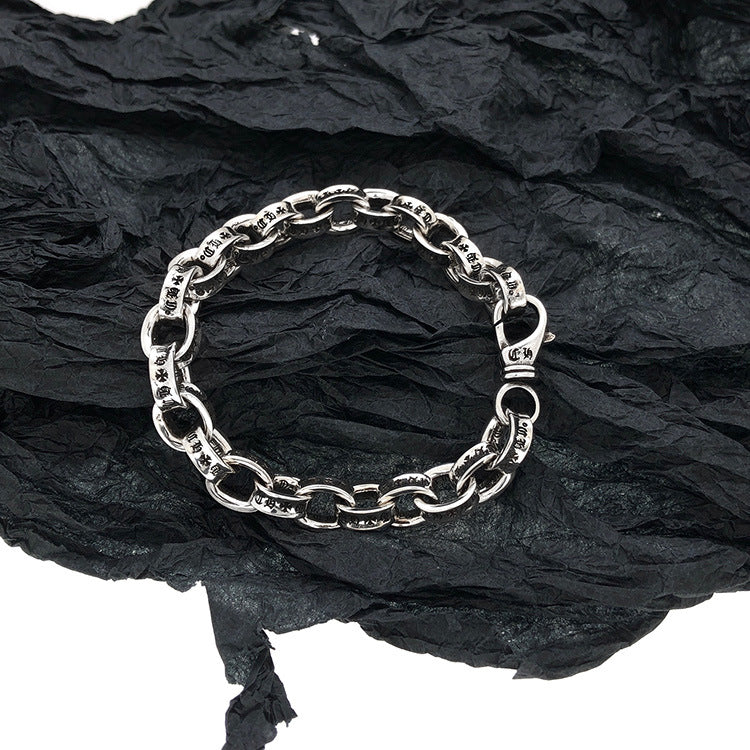 Chrome Hearts letter ring bracelet