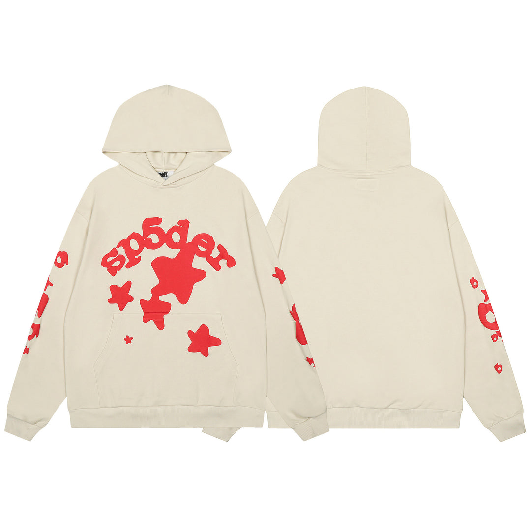 Sp5der555555 Spiderweb Foam Print Sweatshirt Set