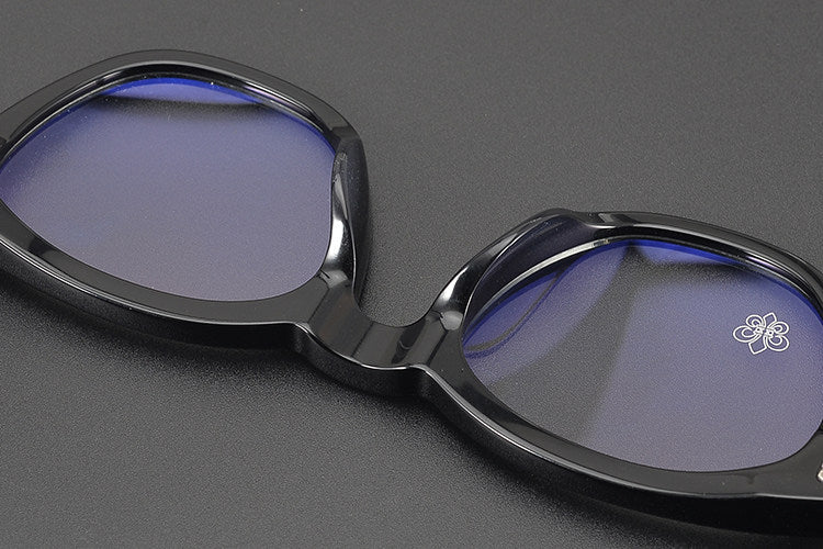 Chrome Hearts- Retro Black Frame Glasses