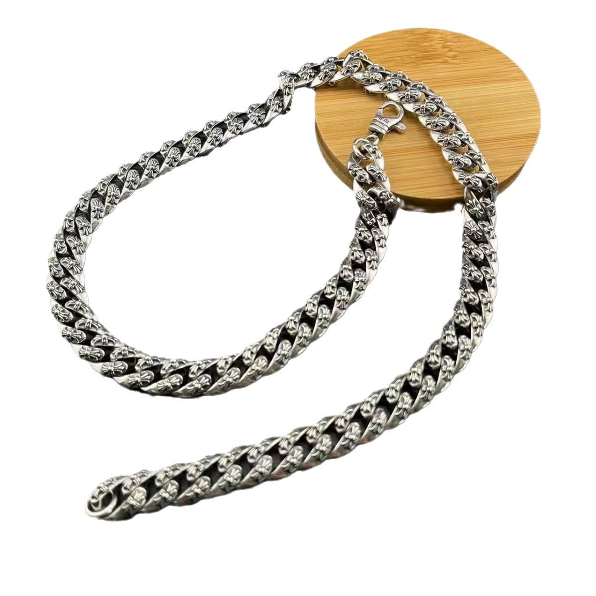 Chrome Hearts Cuban collarbone necklace