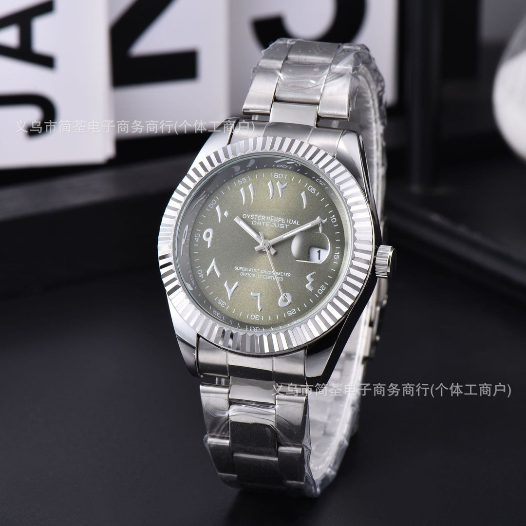 Arabic Numeral Date Watch