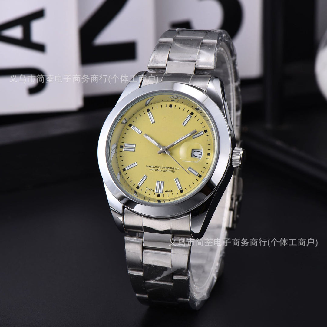 Quartz Couples' Watches with Candy Colored Dials