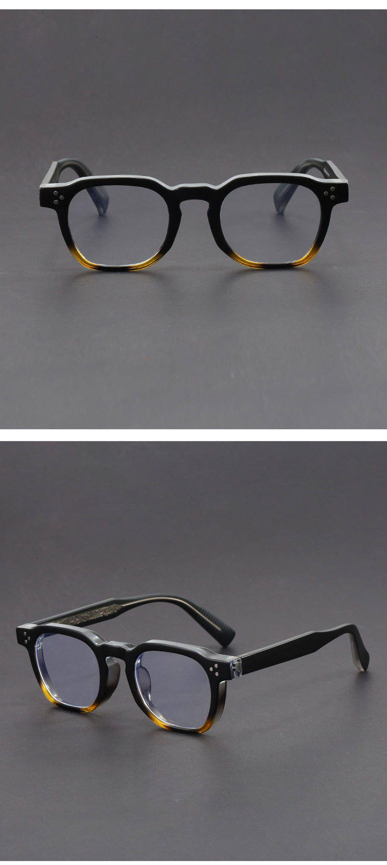Classic retro square blue light blocking glasses