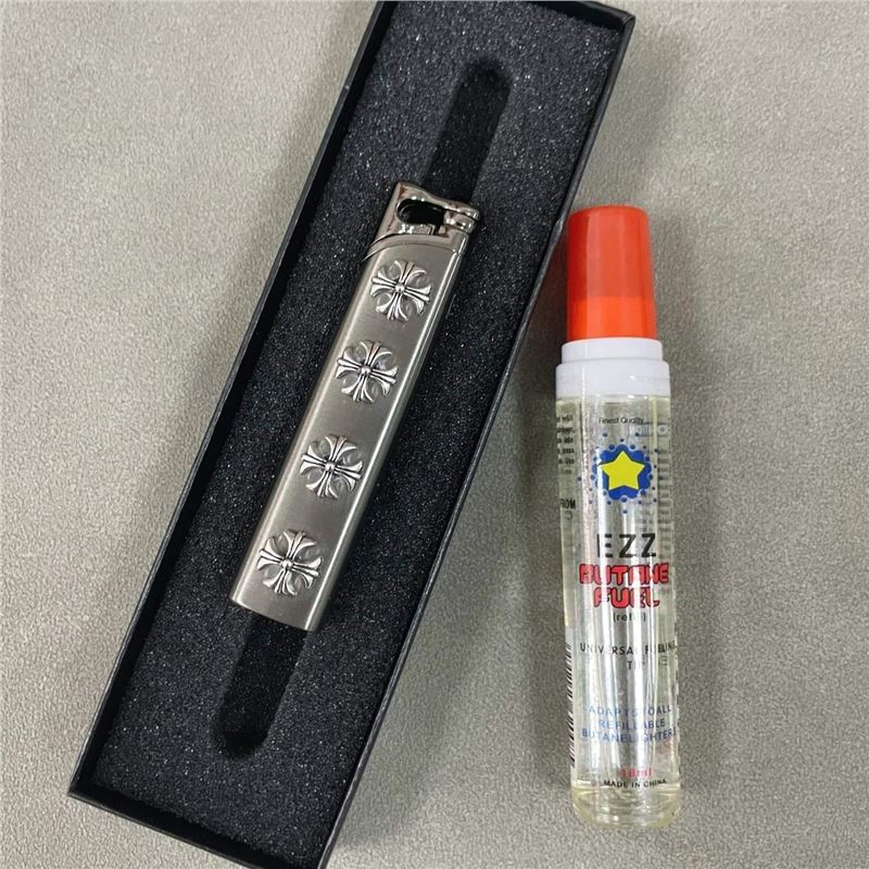 chromen harten geborstelde heavy metal aansteker