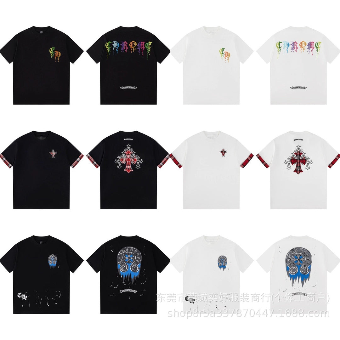 Chrome Hearts Sanskrit Print Short-Sleeve T-Shirt