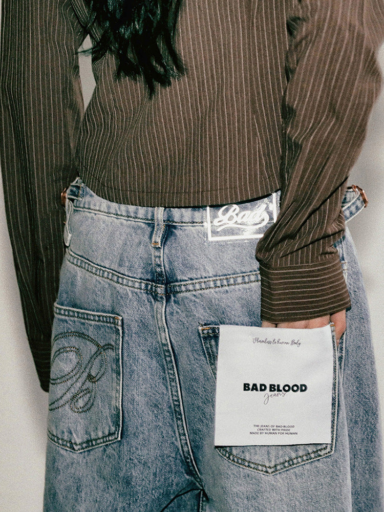 American-Style It-Girl Jeans Loose-Fit & Slimming