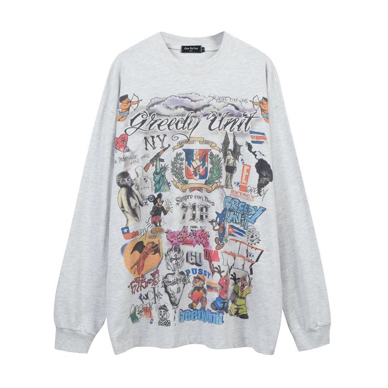 Vintage West Coast Pullover Long-Sleeve Top