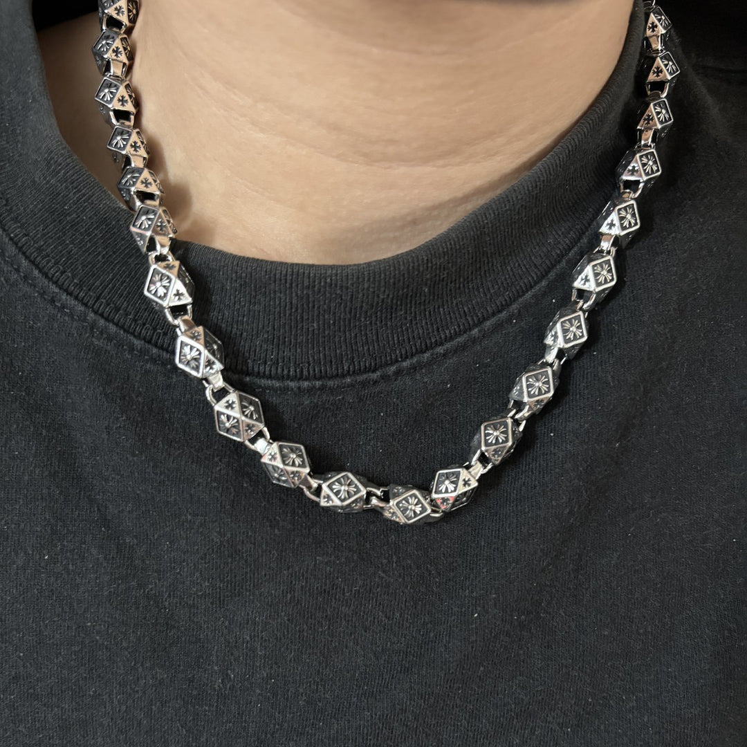 Chrome Hearts Cross Hook Necklace