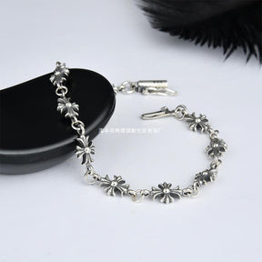 chrome hearts cross anchor bracelet