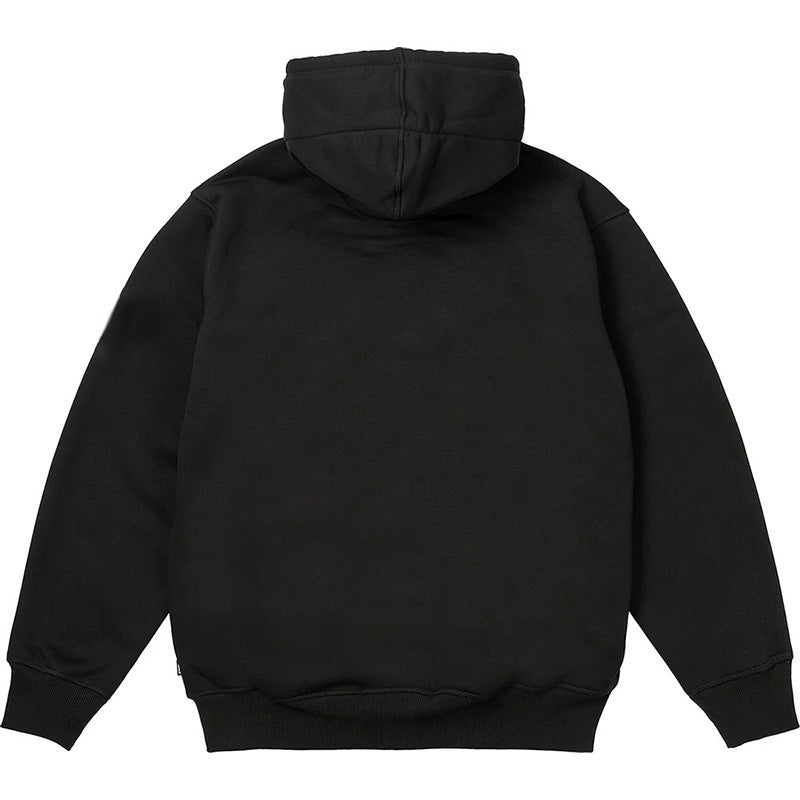 Y2K Double Hooded Zipper Sweatshirt Jacket