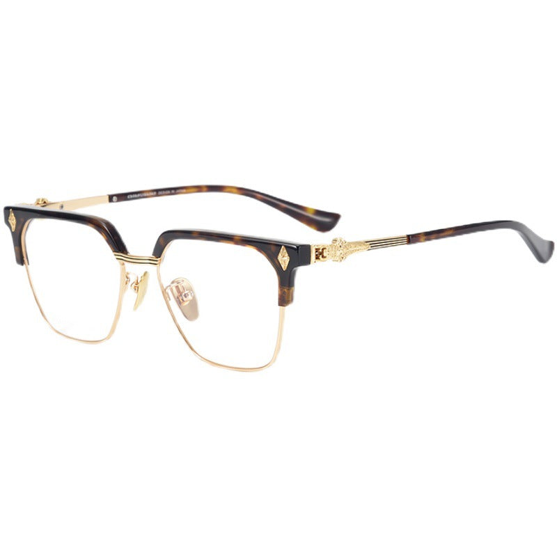 Chrome Hearts Dagger Cross Full Rim Glasses