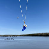 starfish necklace stone chalcedony pearl necklace