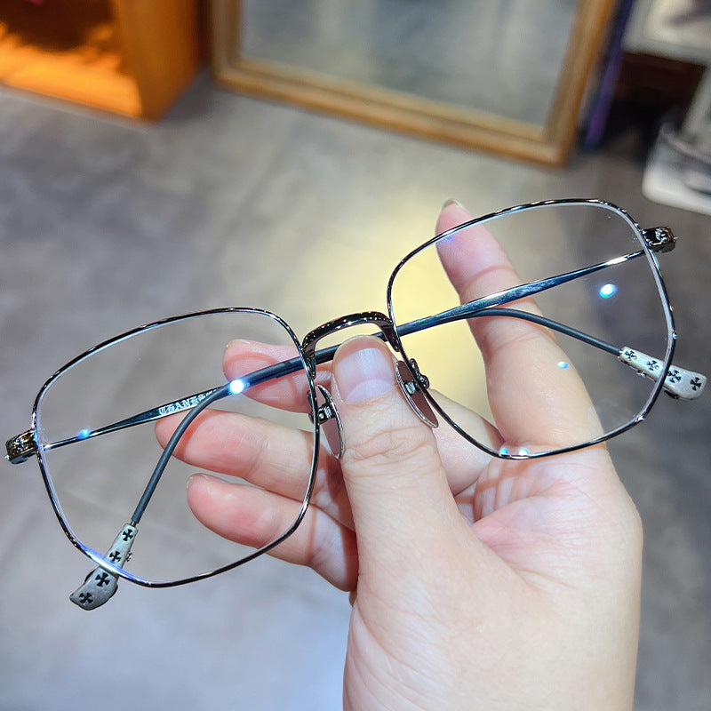 Chrome Hearts Double-Bridge Titanium Eyeglasses
