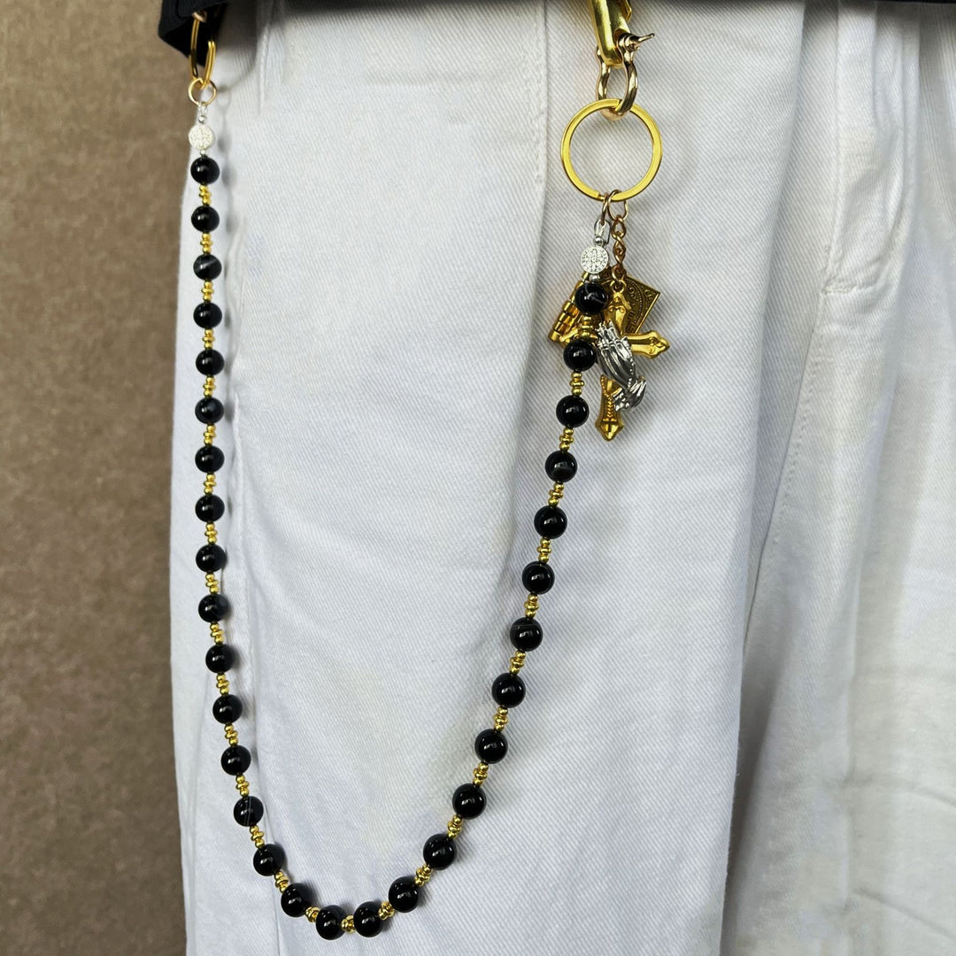 Dark Style American Cleanfit Pants Chain
