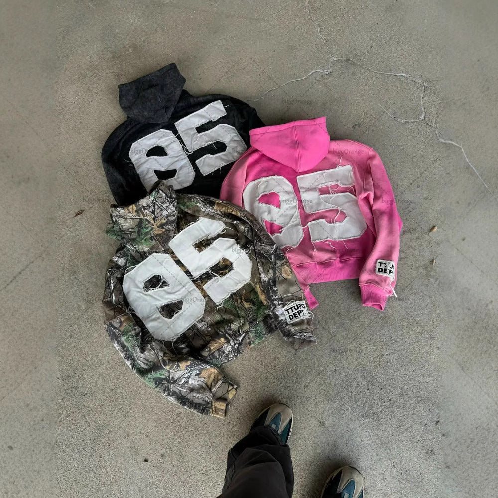 ttupo 85 Y2K couple hooded sweatshirts