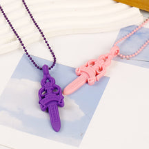 Chrome Hearts colorful necklace