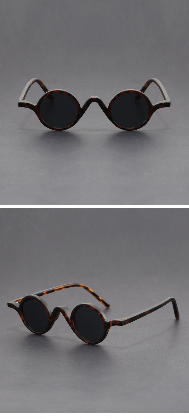 Punk Retro Small Round Sunglasses