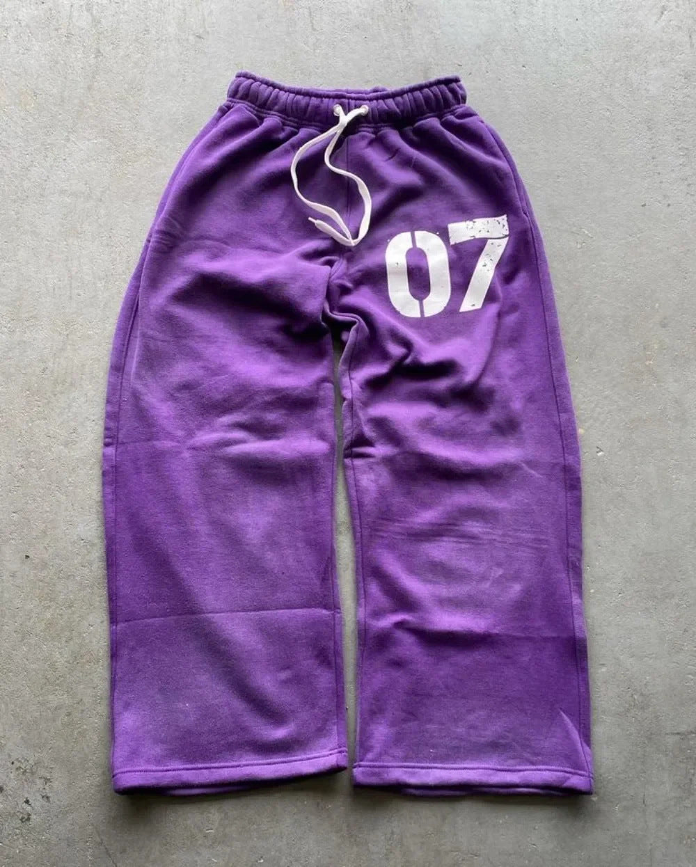 Hip-hop 07 digital sports sweatpants zip-up hoodies