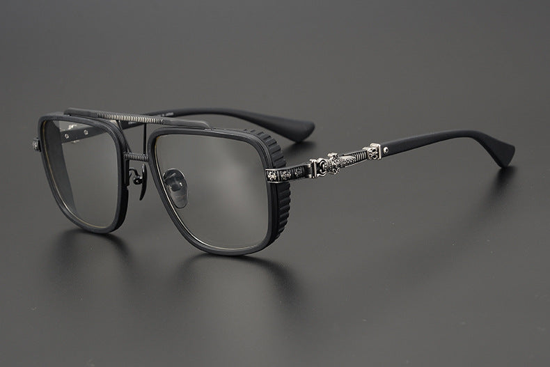 Chrome Hearts Double-Bridge Eyewear with Premium Engraving